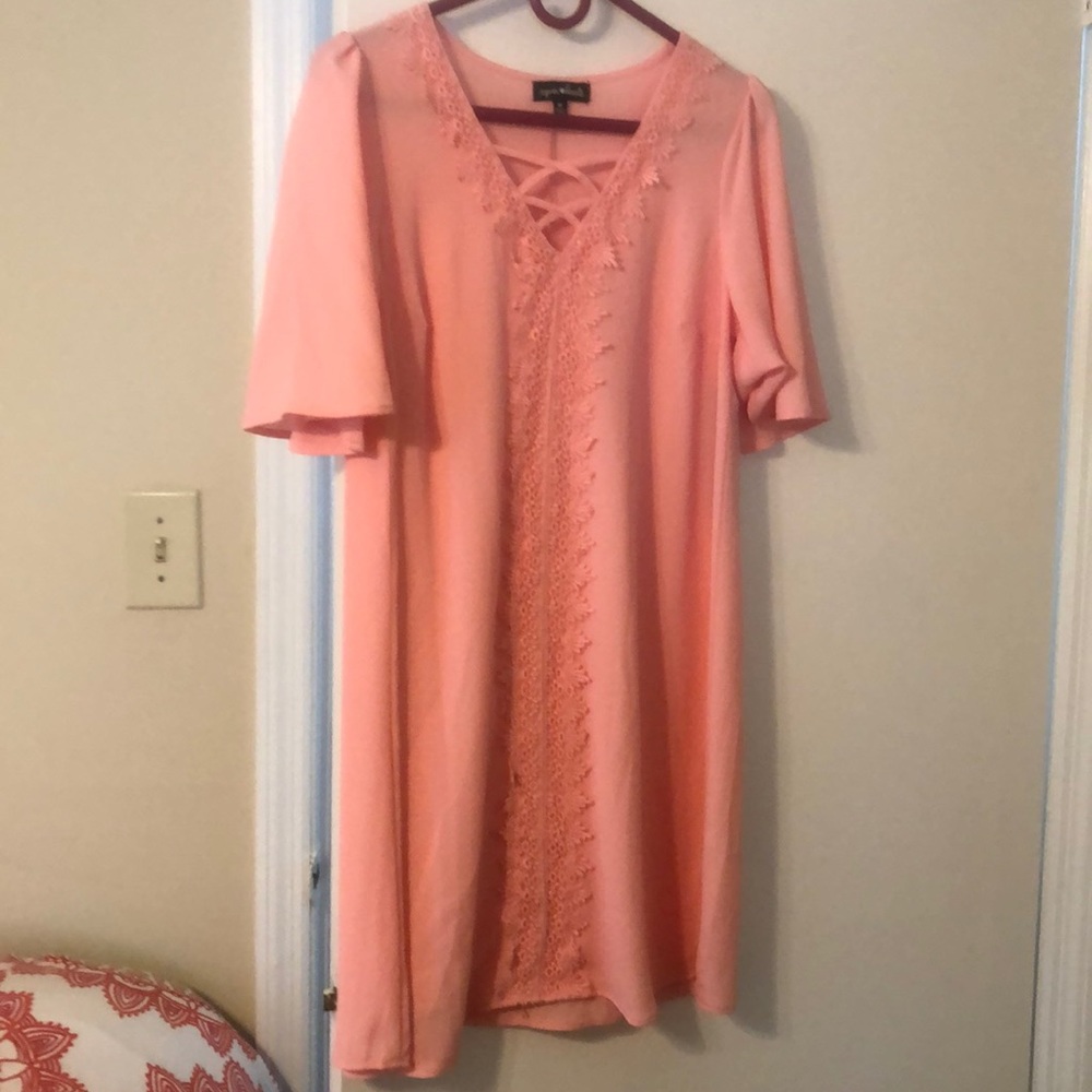 Baby pink dress
